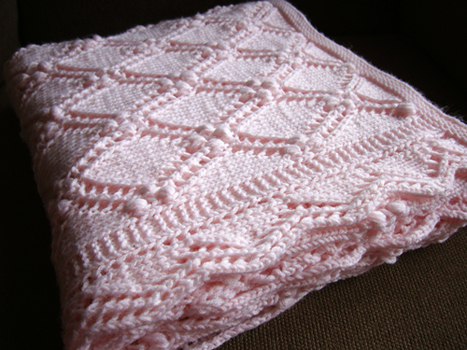 Estonian Lace Princess Baby Blanket Knitting Patterns For